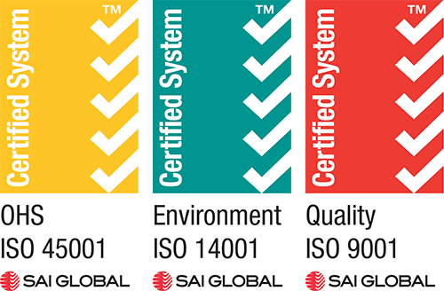 SAI Global Certitification ISO 45001 ISO 14001 ISO 9001