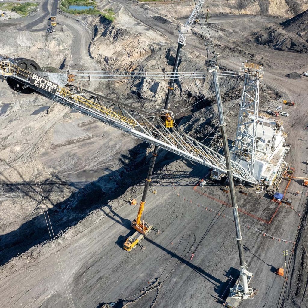 Dragline From Above